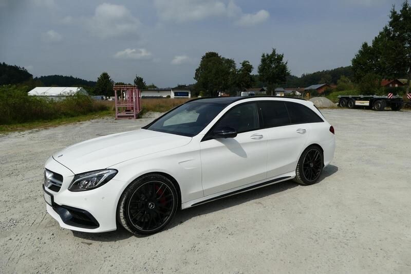 Weiß Gebraucht 2016 Mercedes C63S AMG AMG Kombi | 48.990 € (Etwas zu teuer) - Bild 1/4