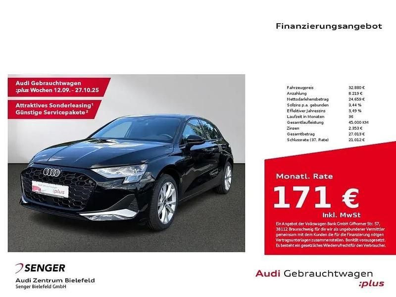 Schwarz Gebraucht 2024 Audi A3 | 32.880 € (Guter Preis) - Bild 1/1