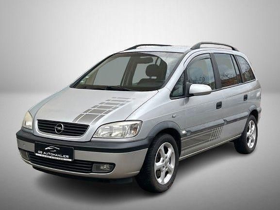 Silber Gebraucht 2002 Opel Zafira Van / Kleinbus | 2.400 € (Fairer Preis) - Bild 1/4