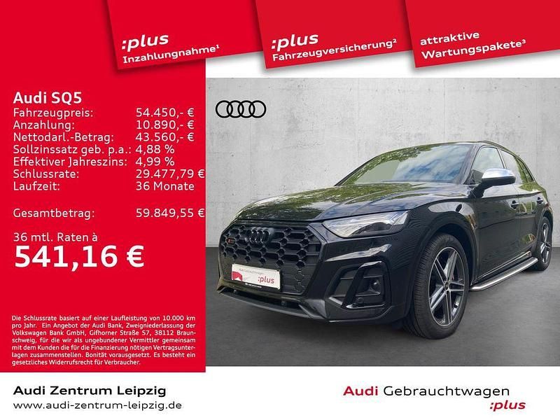 Mythosschwarz metallic Gebraucht 2022 Audi SQ5 Ambiente SUV | 54.450 € (Fairer Preis) - Bild 1/3