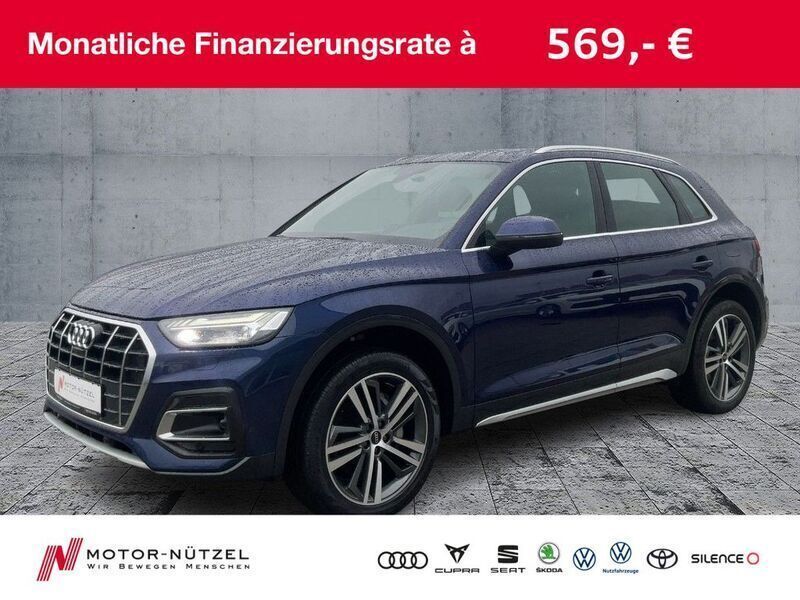 Gebraucht Audi Q5 Advanced Plus 299 PS (219 kW) 2023 Navarrablau metallic SUV