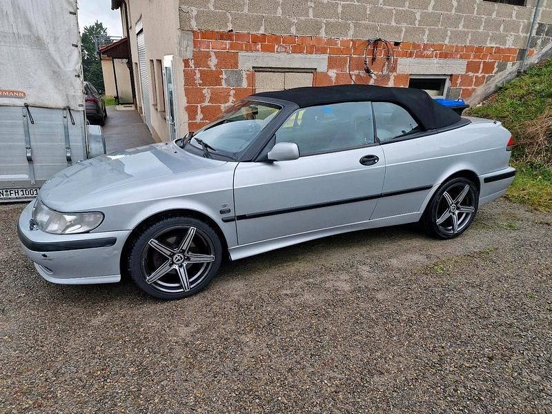 Silber Gebraucht 2000 Saab 9-3 Cabriolet Cabrio | 3.333 € - Bild 1/4
