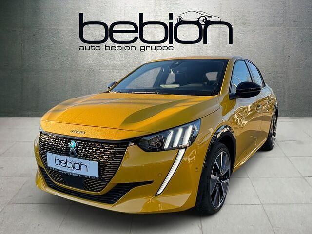Gebraucht Peugeot e-208 GT 100 kW (136 PS) 2021 Lack gelb faro/typ aussenverkleidung metallic lackierung Kleinwagen