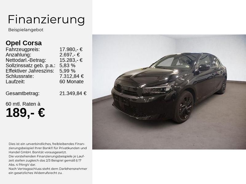 Gebraucht Opel Corsa S 101 PS (74 kW) 2025 Schwarz Limousine