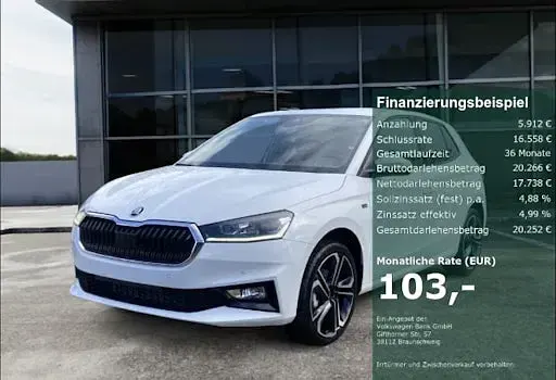 Używany Skoda Fabia Tour 150 KM (110 kW) 2025 Hatchback