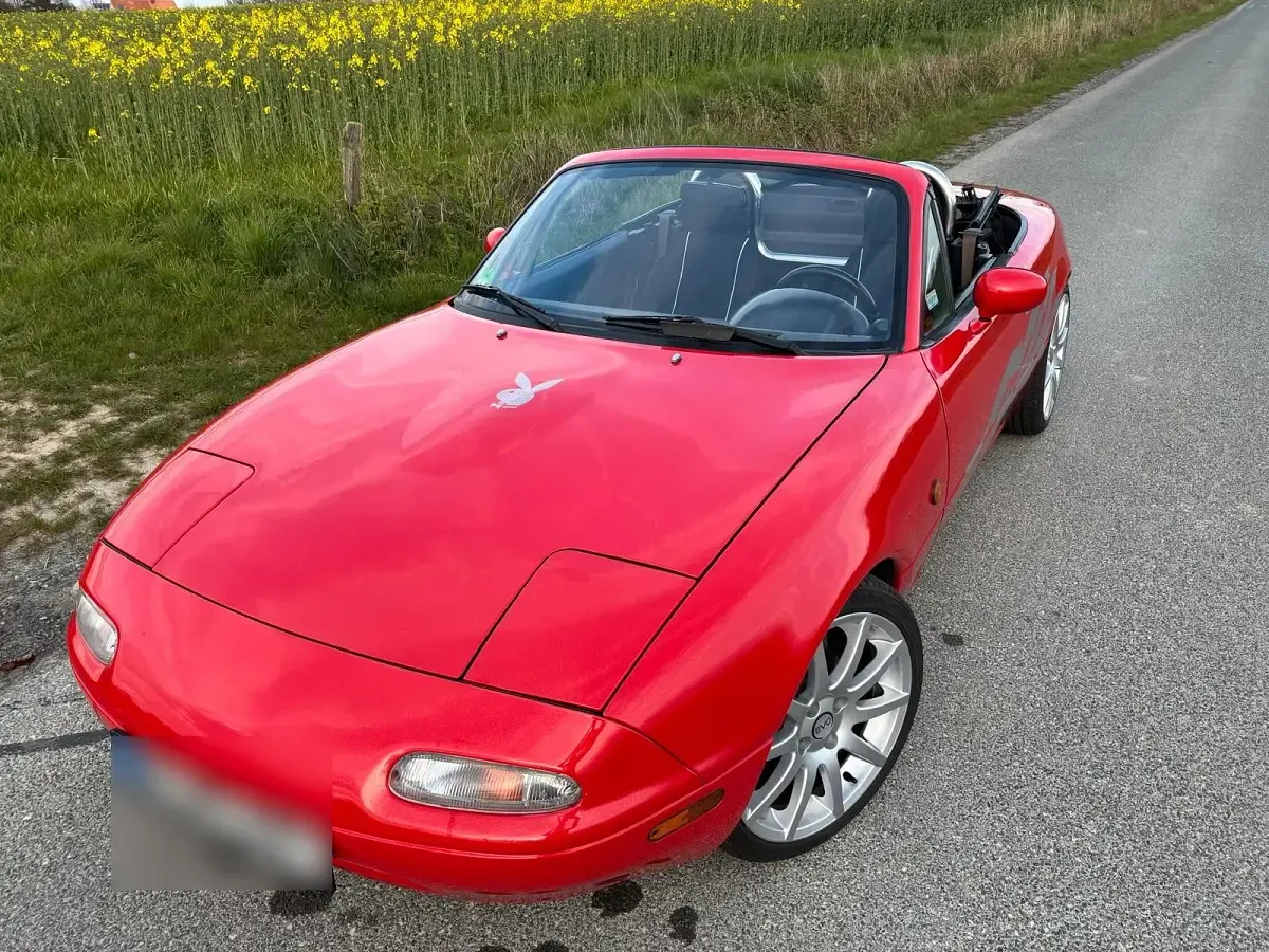 Gebraucht Mazda MX5 106 PS (77 kW) 1990 Rot Cabrio
