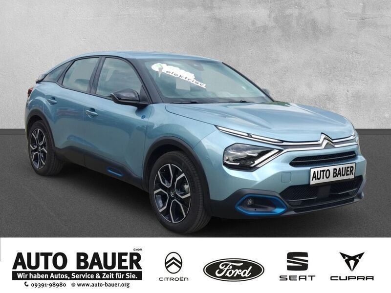 Blau Gebraucht 2021 Citroën e-C4 Feel Limousine | 19.790 € (Etwas zu teuer) - Bild 1/4