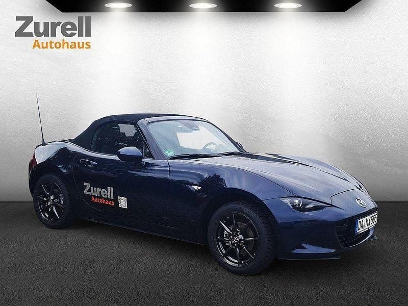 Deep crystal blue Neu 2025 Mazda MX5 Exclusive-Line Cabrio | 29.980 € (Superpreis) - Bild 1/4