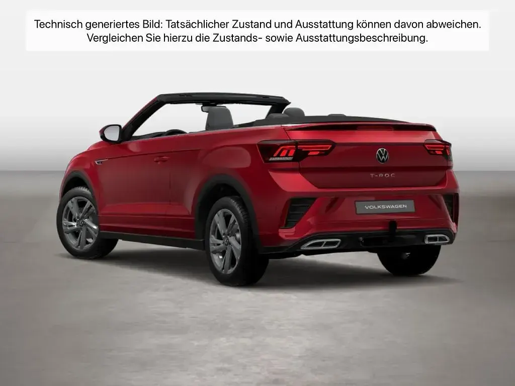 Gebraucht VW T-Roc Cabriolet R-line 150 PS (110 kW) 2025 Kings red Cabrio