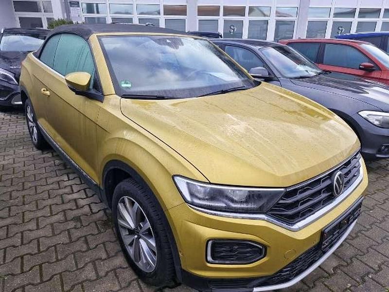 Gebraucht VW T-Roc Cabriolet Style 110 PS (80 kW) 2021 Gelb Cabrio