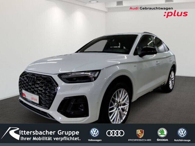 Gletscherweiß metallic Gebraucht 2024 Audi Q5 Sportback S-Line SUV | 58.990 € (Fairer Preis) - Bild 1/4