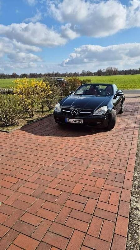 Gebraucht Mercedes SLK200 163 PS (119 kW) 2004 Schwarz Cabrio