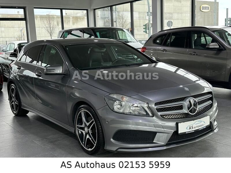 Grau Gebraucht 2013 Mercedes A200 AMG line Limousine | 14.950 € (Teuer) - Bild 1/4