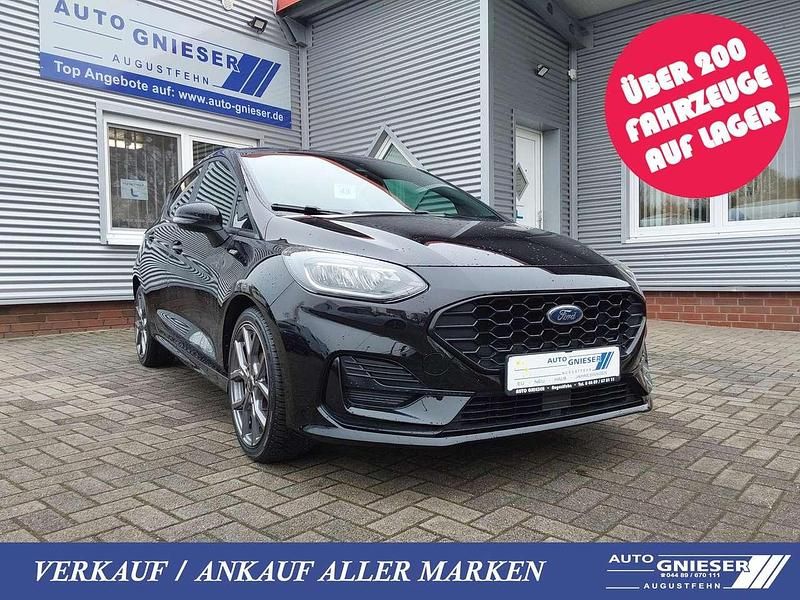 Schwarz (schwarz) Gebraucht 2022 Ford Fiesta ST-Line Kleinwagen | 16.490 € (Fairer Preis) - Bild 1/4