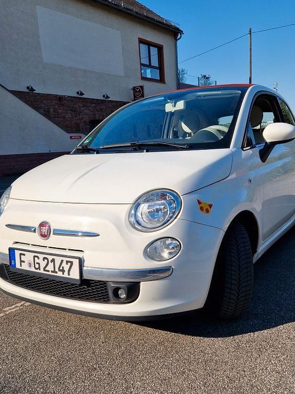 Weiß Gebraucht 2013 Fiat 500C Lounge Cabrio | 7.500 € (Fairer Preis) - Bild 1/4