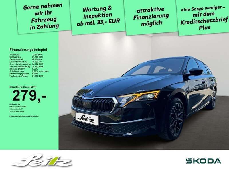 Schwarz Gebraucht 2024 Skoda Octavia Selection Kombi | 30.690 € (Guter Preis) - Bild 1/4