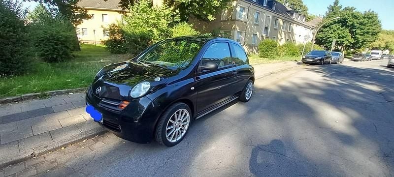 Schwarz Gebraucht 2004 Nissan Micra Kleinwagen | 1.450 € - Bild 1/4