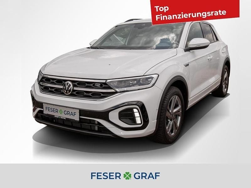 Pure white Gebraucht 2024 VW T-Roc R-line SUV | 29.950 € (Fairer Preis) - Bild 1/4