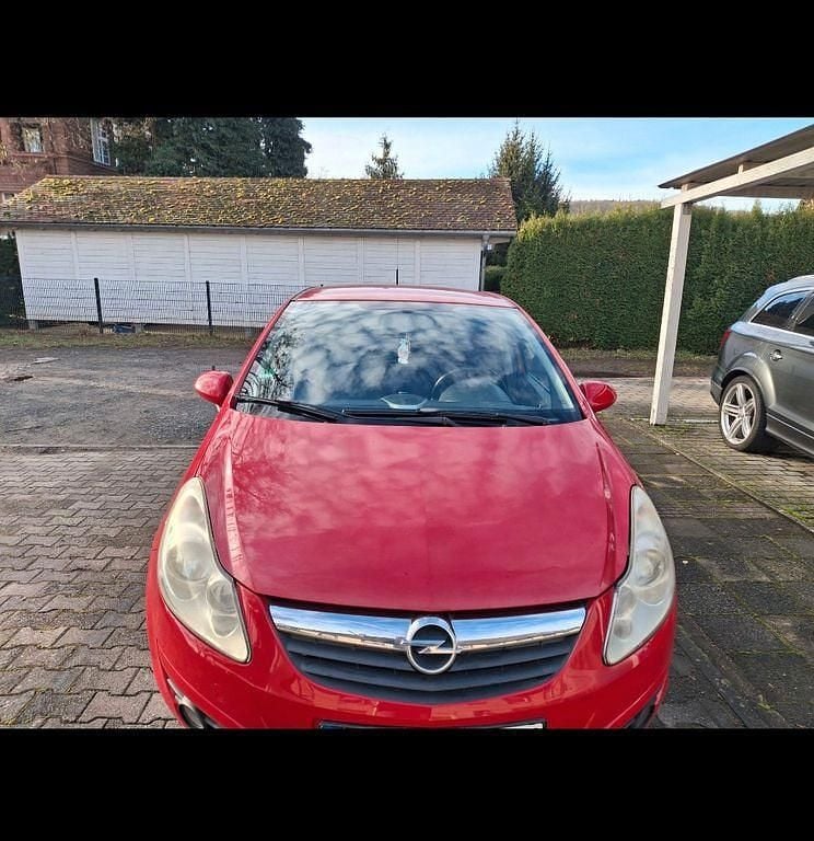 Gebraucht Opel Corsa 80 PS (58 kW) 2008 Rot Kleinwagen