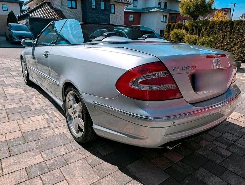 Gebraucht Mercedes CLK500 Avantgarde 306 PS (225 kW) 2003 Silber Cabrio