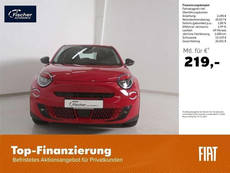 Rot Gebraucht 2023 Fiat 600 Red Kleinwagen | 21.480 € (Superpreis) - Bild 1/4