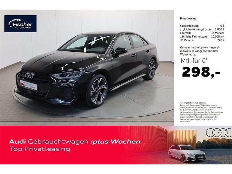 Schwarz Gebraucht 2024 Audi A3 S-Line Limousine | 33.980 € (Guter Preis) - Bild 1/4