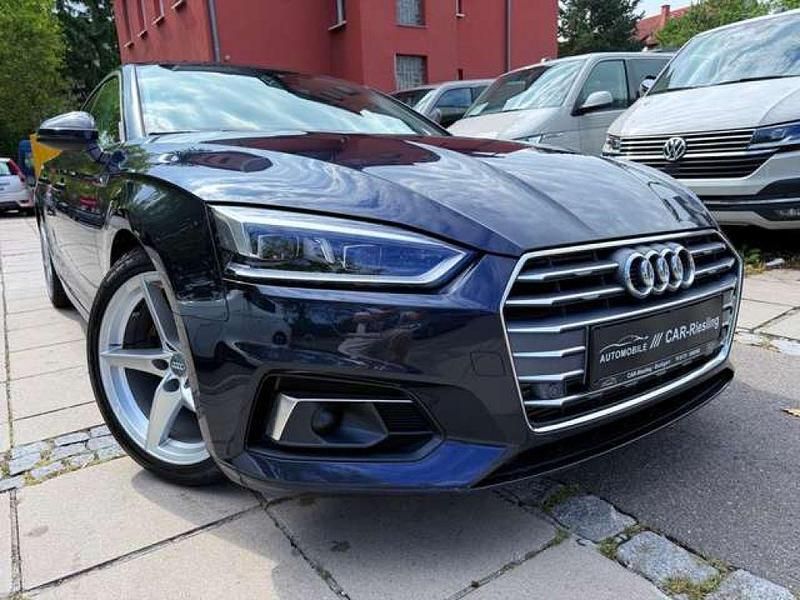 Gebraucht Audi A5 190 PS (139 kW) 2018 Mondscheinblau (metallic) Coupé