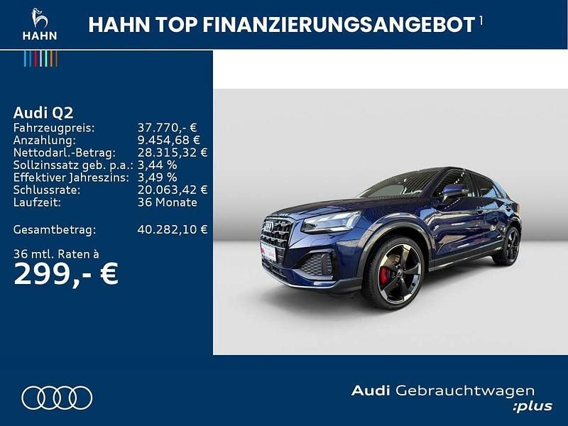 Gebraucht Audi Q2 Advanced Plus 150 PS (110 kW) 2025 Navarrablau metallic SUV