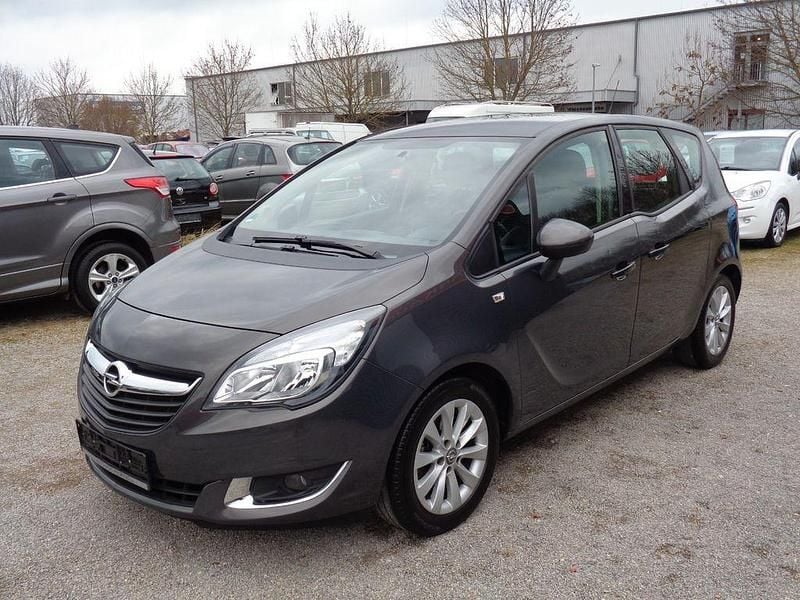 Grau Gebraucht 2014 Opel Meriva Style Van / Kleinbus | 3.999 € (Fairer Preis) - Bild 1/4