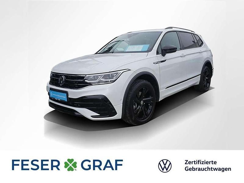 Oryxweiß perlmutteffekt Gebraucht 2025 VW Tiguan Allspace R-line SUV | 39.640 € (Guter Preis) - Bild 1/2