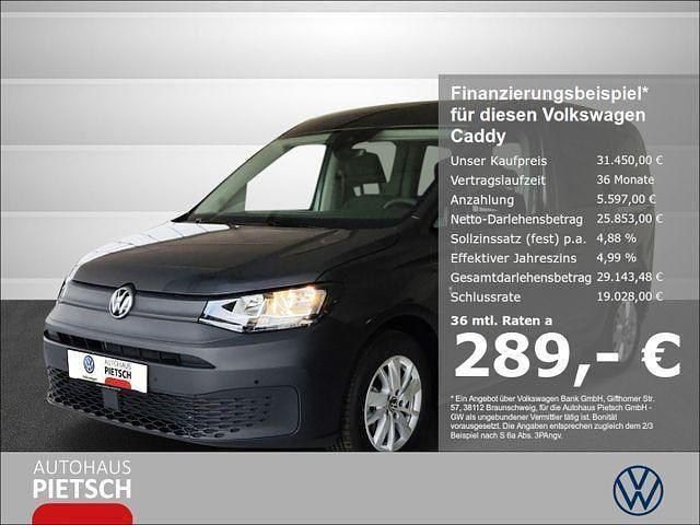 Grau Gebraucht 2024 VW Caddy Basis Van / Kleinbus | 31.450 € (Teuer) - Bild 1/4