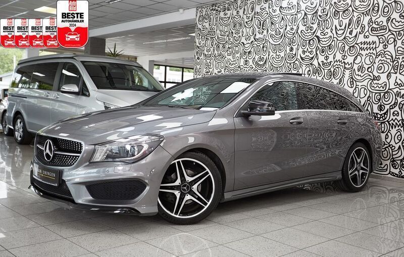 Grau Gebraucht 2016 Mercedes CLA200 Shooting Brake AMG Kombi | 20.680 € (Etwas zu teuer) - Bild 1/3