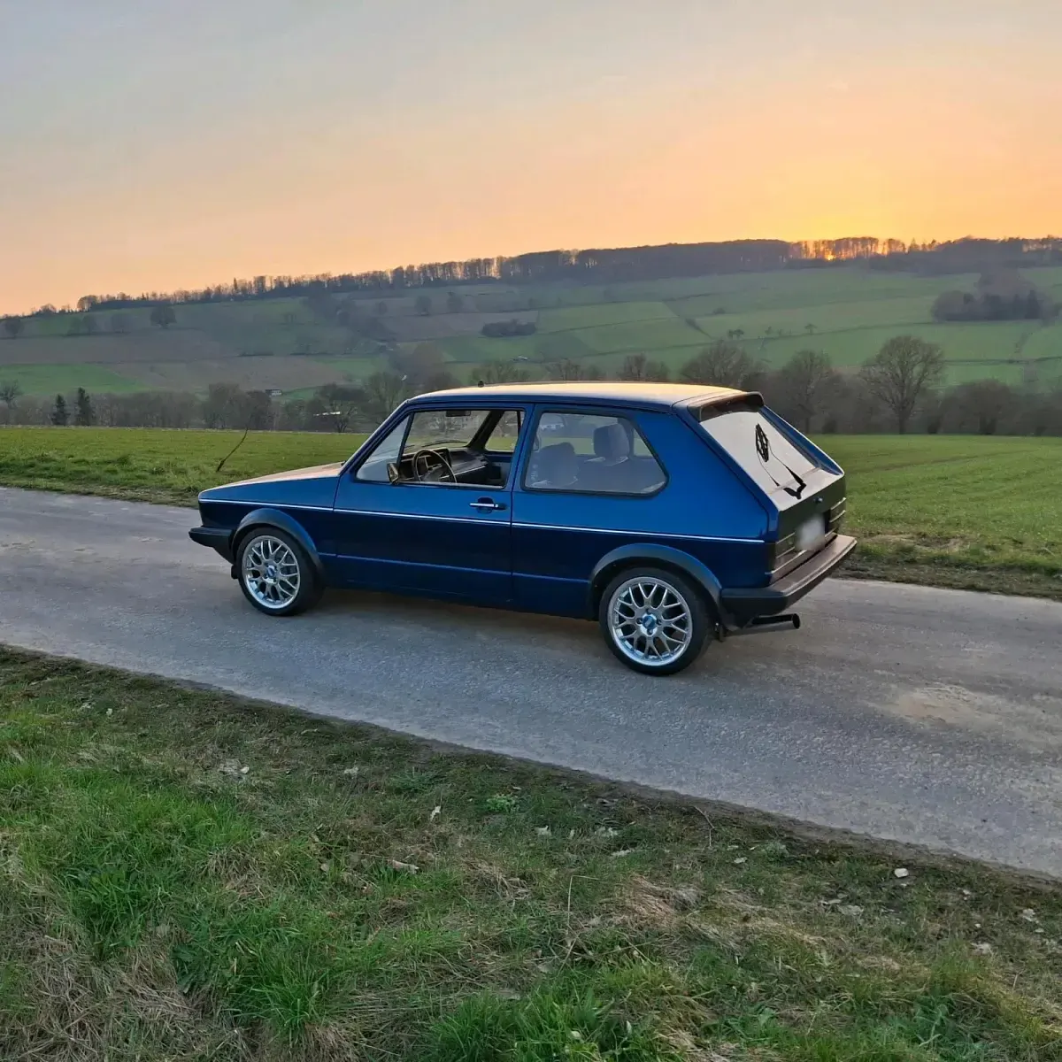 Used VW Golf I 1977 Blue Hatchback