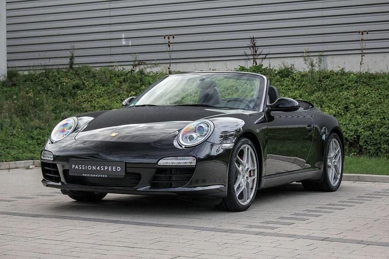Basaltschwarz metallic Gebraucht 2009 Porsche 911 Carrera S Cabriolet Cabrio | 97.900 € - Bild 1/4