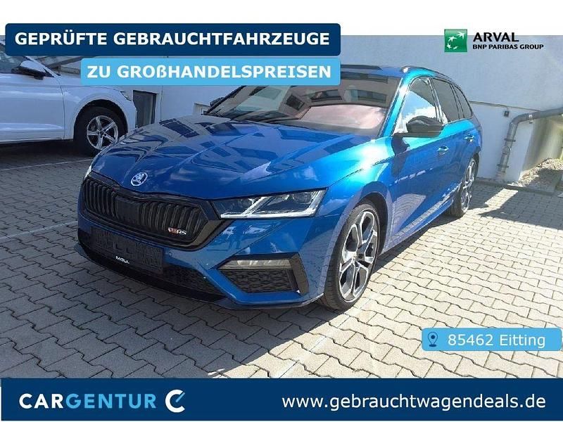 Raceblau (metallic) Gebraucht 2022 Skoda Octavia RS Kombi | 27.995 € (Superpreis) - Bild 1/2