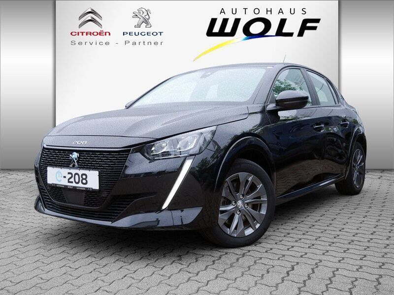 Schwarz Gebraucht 2021 Peugeot e-208 Active Kleinwagen | 18.900 € (Teuer) - Bild 1/4