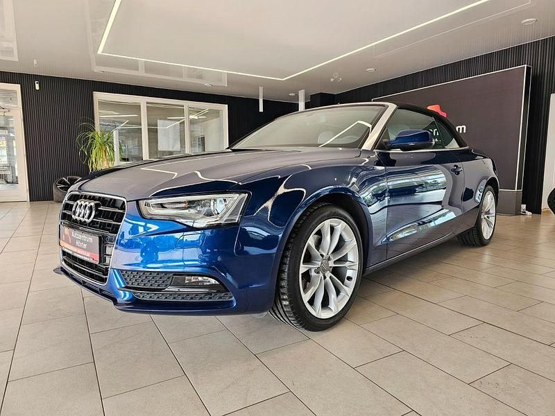 Blau Gebraucht 2013 Audi A5 Cabriolet Comfort Cabrio | 14.990 € (Fairer Preis) - Bild 1/4