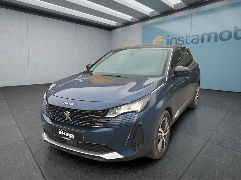 Blau Gebraucht 2022 Peugeot 3008 Van / Kleinbus | 25.799 € (Fairer Preis) - Bild 1/4