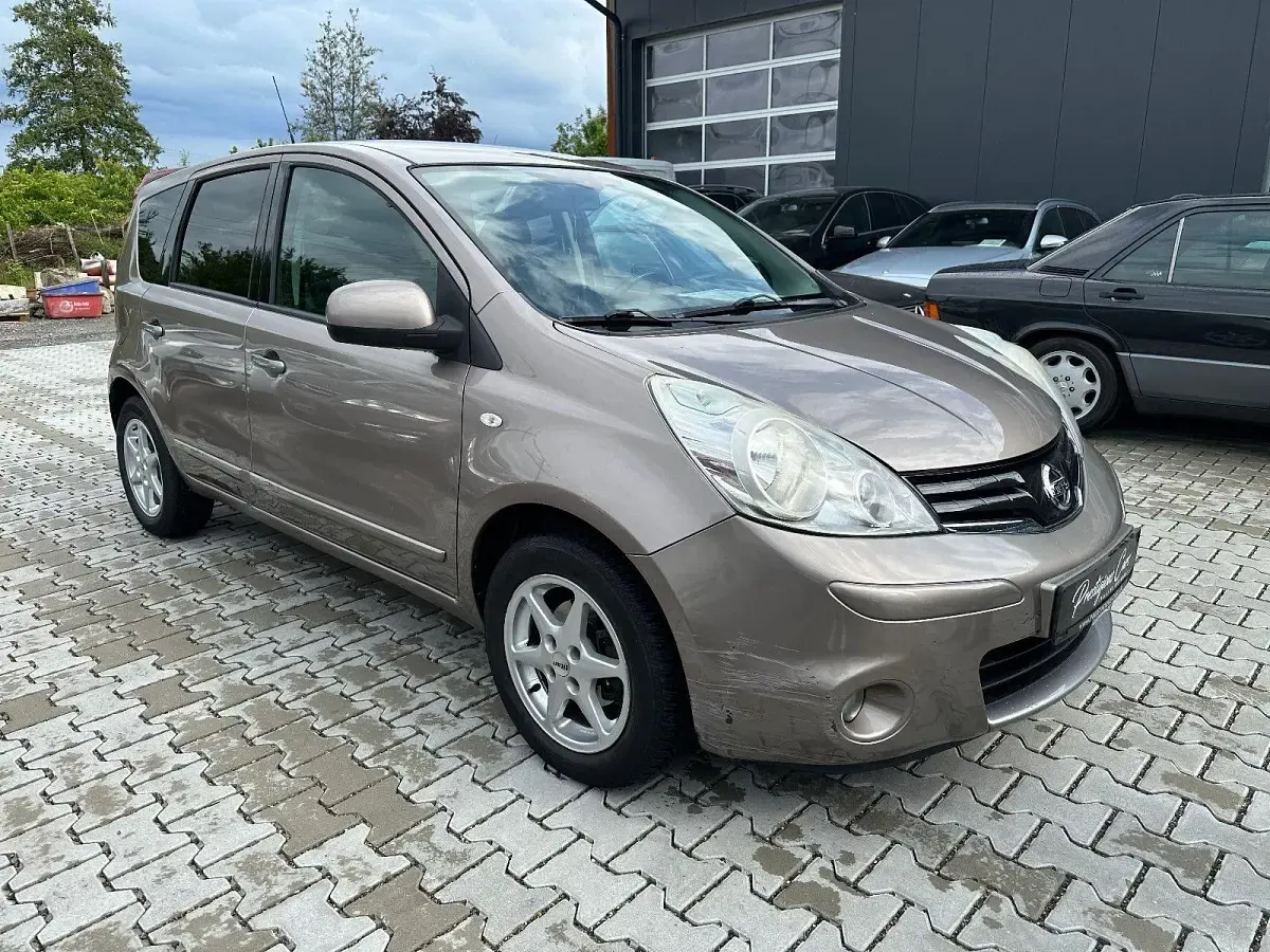 Gebraucht Nissan Note I-Way 86 PS (63 kW) 2010 Braun Kleinwagen