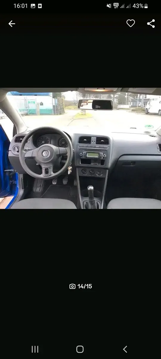 Używany VW Polo 70 KM (51 kW) 2012 Niebieski Hatchback