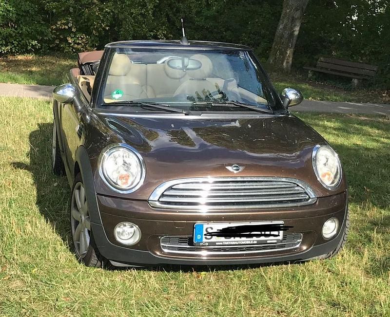 Braun Gebraucht 2009 Mini Cooper Cabriolet Cabrio | 3.990 € (Superpreis) - Bild 1/4