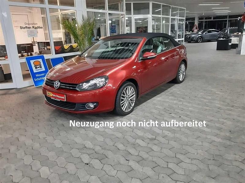 Rot Gebraucht 2014 VW Golf Cabriolet Cup Cabrio | 8.450 € (Fairer Preis) - Bild 1/1