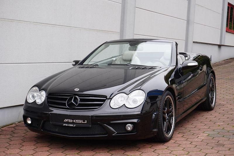 Schwarz Gebraucht 2008 Mercedes SL55 AMG AMG Cabrio | 59.955 € - Bild 1/4