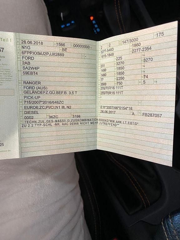 Gebraucht Ford Ranger 200 PS (147 kW) 2018 Blau Abholung