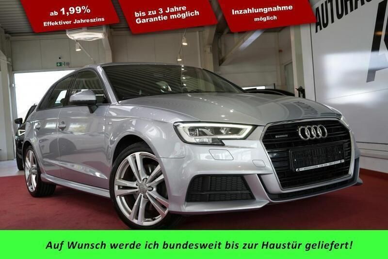 Silber Gebraucht 2020 Audi A3 Sportback S-Line Kombi | 21.970 € (Superpreis) - Bild 1/4