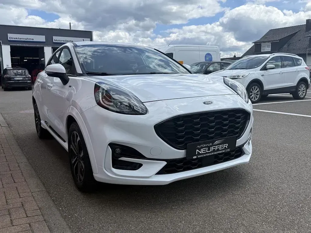 Gebraucht Ford Puma ST-Line 125 PS (91 kW) 2022 Weiß SUV