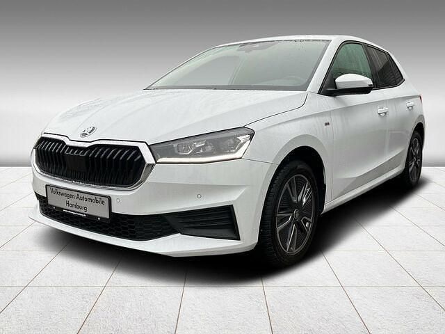 Gebraucht Skoda Fabia Tour 95 PS (69 kW) 2023 Moonweiß perleffekt/moonweis Kleinwagen
