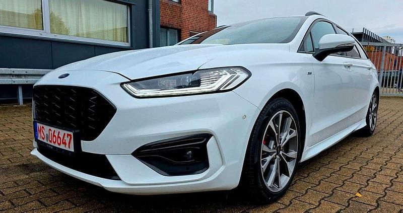 Frozen white Gebraucht 2021 Ford Mondeo ST-Line Kombi | 20.999 € (Teuer) - Bild 1/4