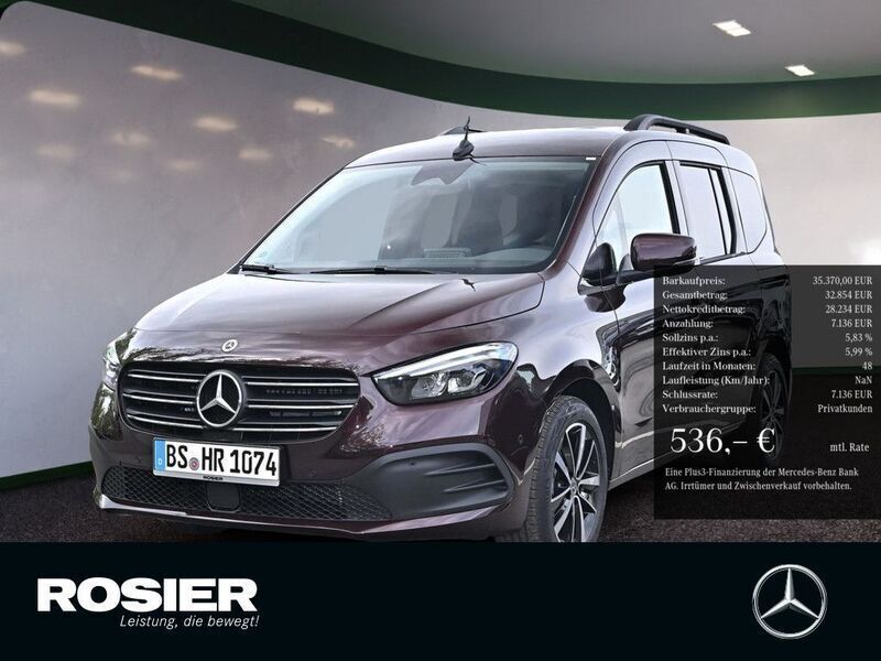 Rot / rubellitrot Gebraucht 2025 Mercedes T180 Progressive Van / Kleinbus | 35.370 € (Teuer) - Bild 1/4