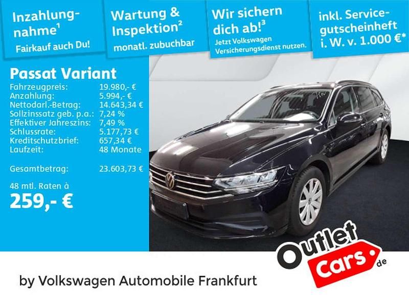 Schwarz Gebraucht 2022 VW Passat Kombi | 19.980 € (Guter Preis) - Bild 1/3